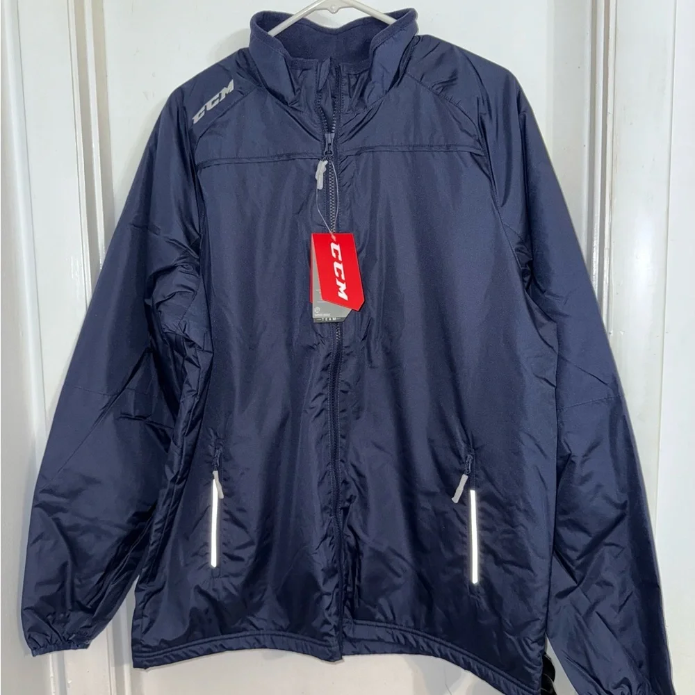 CCM Navy Blue Men's Hockey Jacket